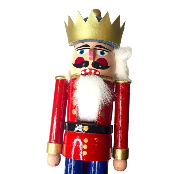 SanFrancisco Music Box Co MUSICAL NUTCRACKER On Drum LG 17" Nutcracker Ballet - Picture 3 of 7